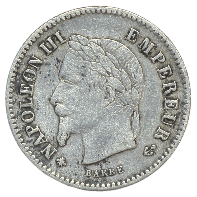 France - Napoléon III (1852-1870), 20 centimes, 1867, A (Paris)