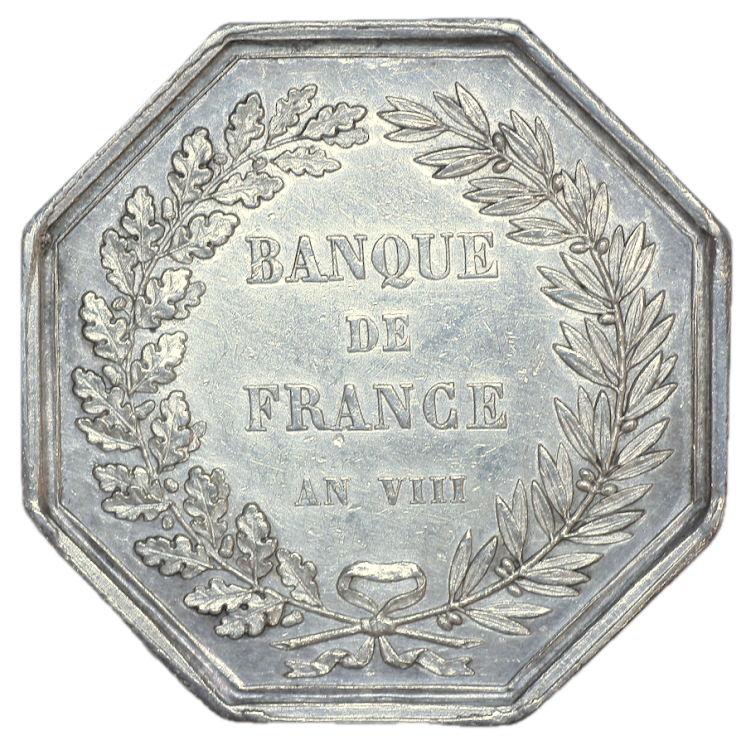 France - Jeton de la Banque de France, An VIII