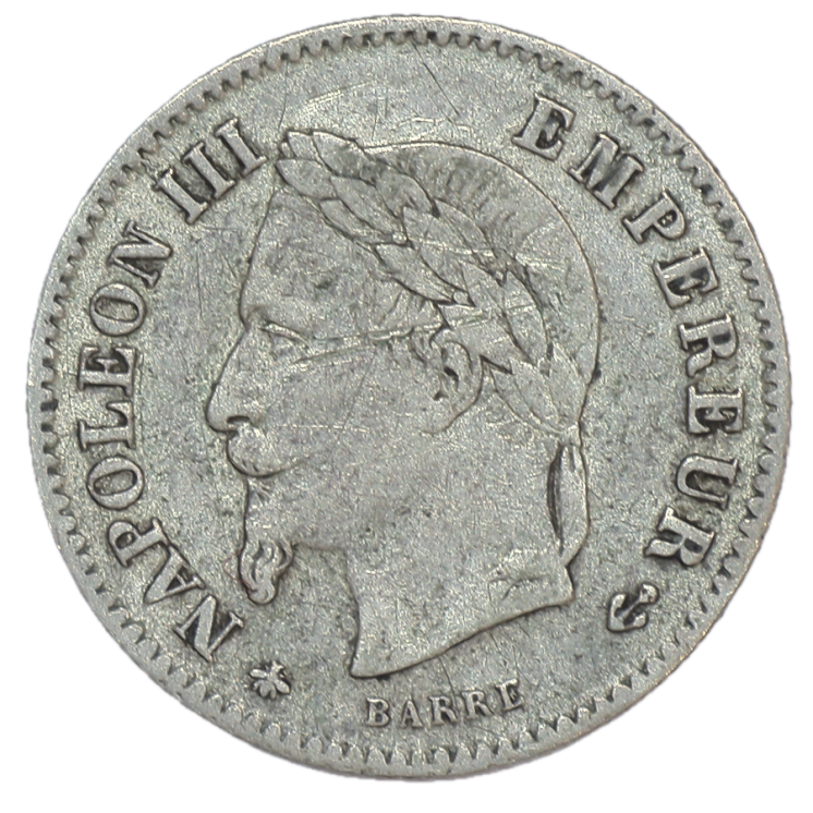France - Napoléon III (1852-1870), 20 centimes, 1867, A (Paris)