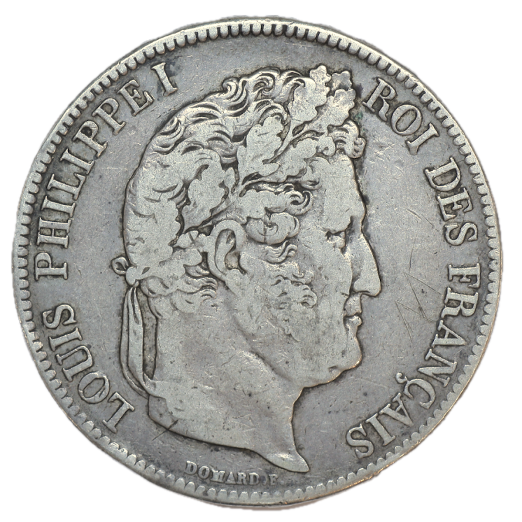 France - Louis Philippe Ier (1830-1848), 5 Francs, 1836, A (Paris)