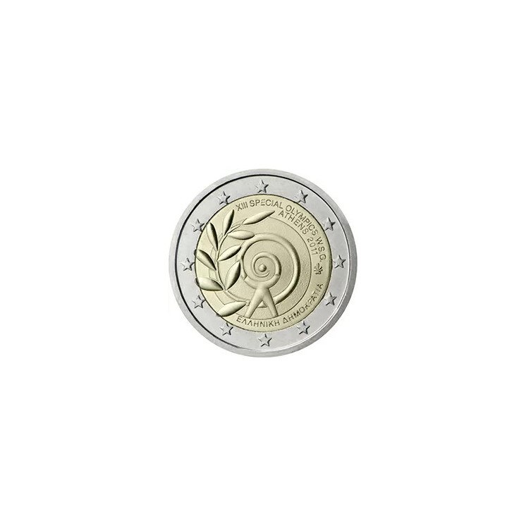 2011 - Grèce, 2 euros, Jeux olympiques spéciaux mondiaux d’été — Athènes 2011