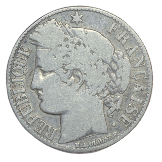 France - IIIe République (1870-1940), 1 Franc, 1872, A (Paris)