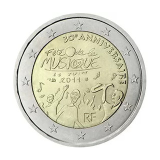 2011 - France, 2 Euros 30e anniversaire de la Fête de la musique