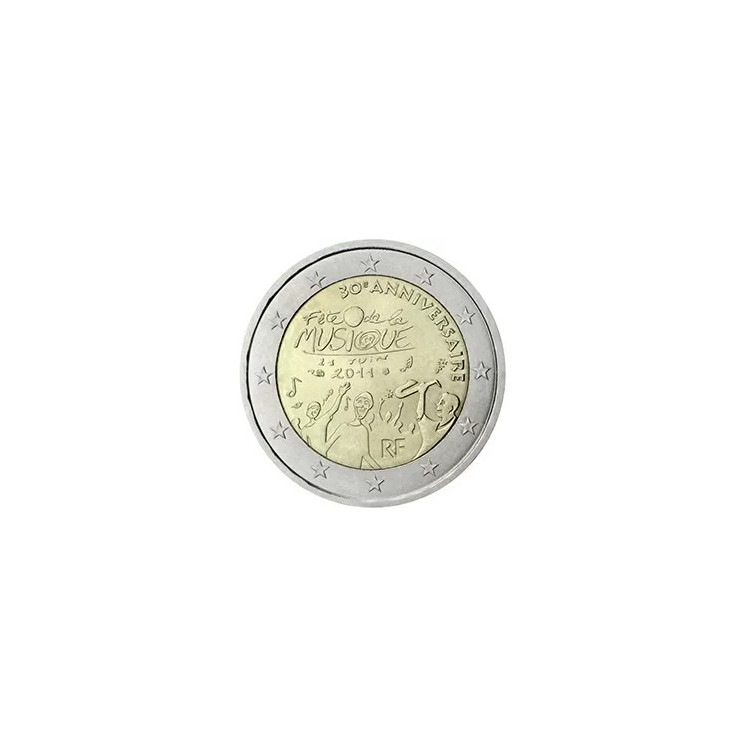 2011 - France, 2 Euros 30e anniversaire de la Fête de la musique