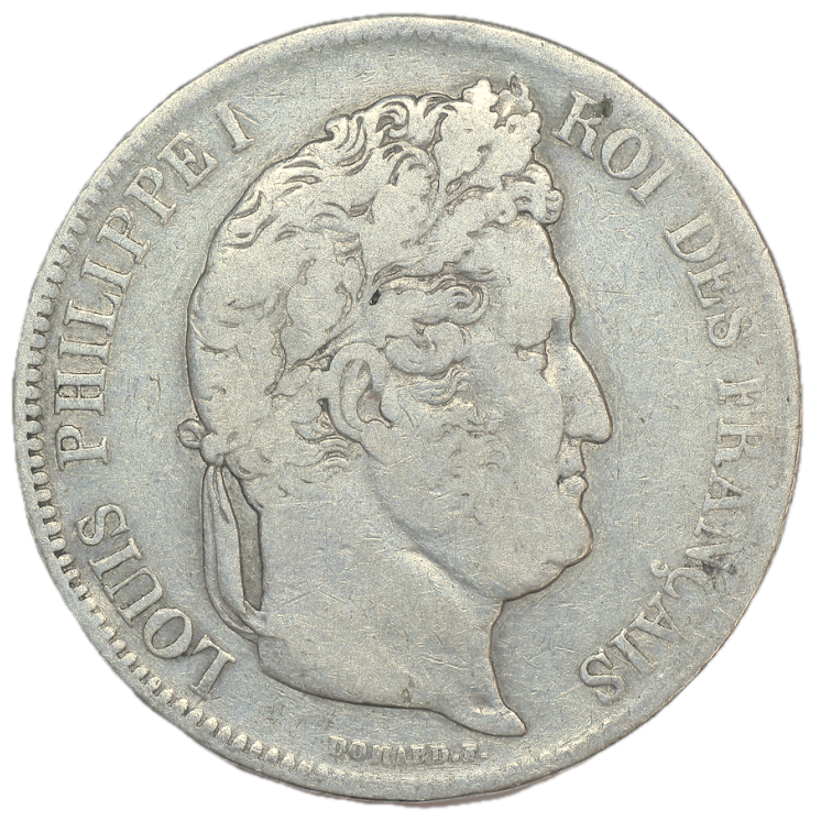 France - Louis Philippe Ier (1830-1848), 5 Francs, 1832, BB (Strasbourg)