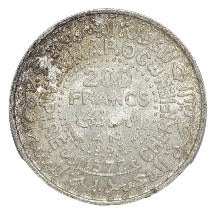 Maroc - Protectorat français (1912-1956), 200 Francs, 1953