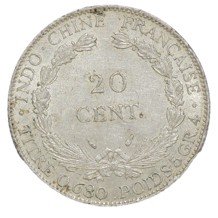 France - Indochine française (1887-1954), 20 centimes, 1937, A (Paris)