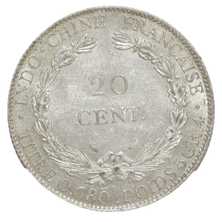 France - Indochine française (1887-1954), 20 centimes, 1937, A (Paris)