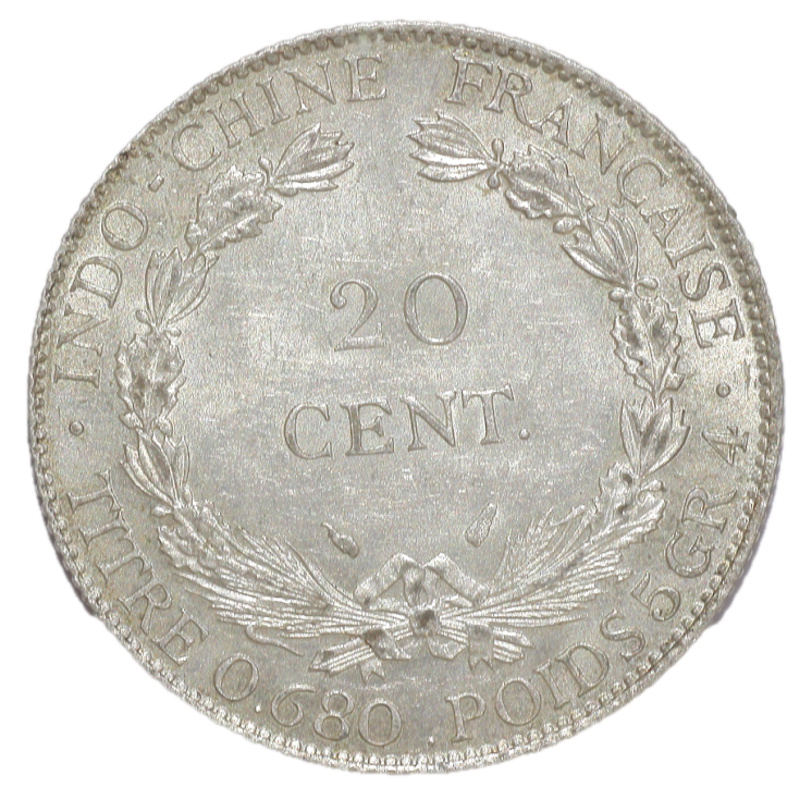 France - Indochine française (1887-1954), 20 centimes, 1937, A (Paris)