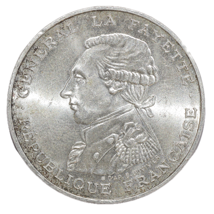 France - Ve République (1958-présent), 100 Francs Lafayette, 1987