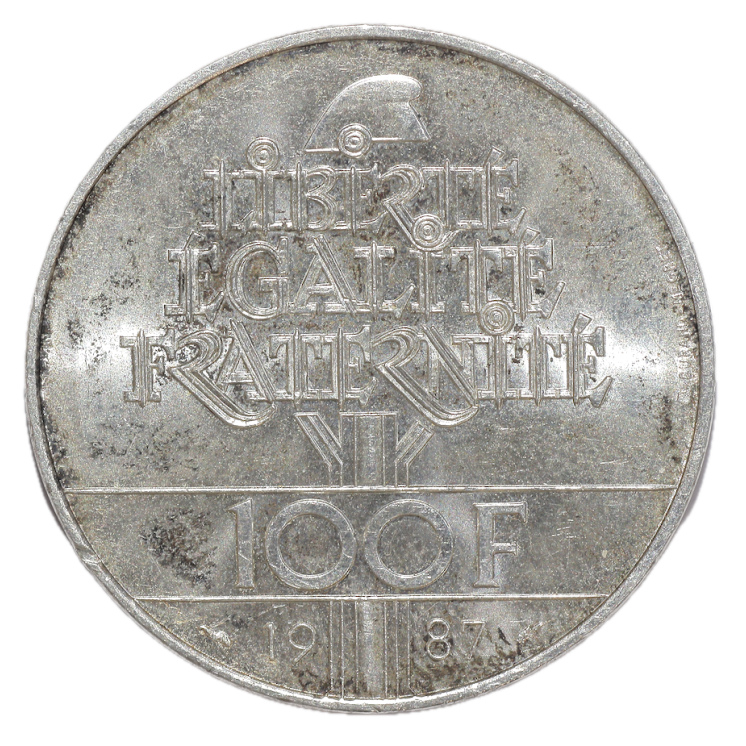 France - Ve République (1958-présent), 100 Francs Lafayette, 1987