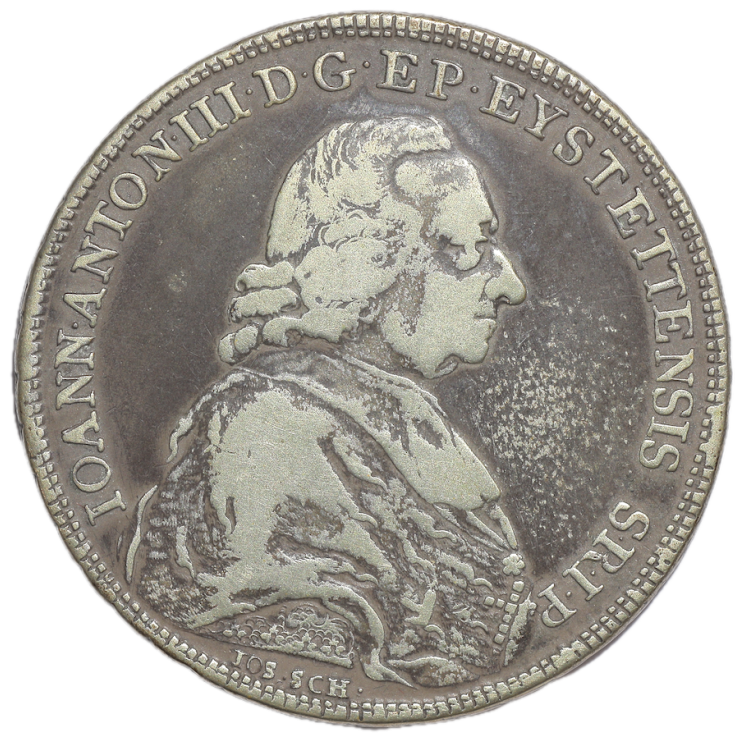 Allemagne - Bichstadt Johan AntonIII (1781-1790), Thaler, 1783