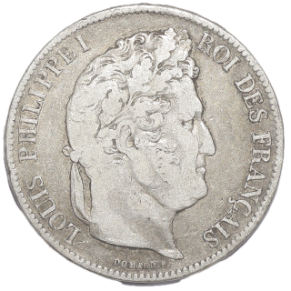 France - Louis-Philippe Ier (1830-1848), 5 Francs, 1837, A (Paris)