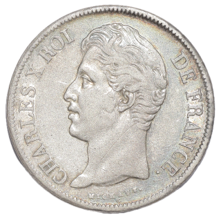 France - Charles X (1824-1830), 5 Francs, 1830, M (Toulouse)