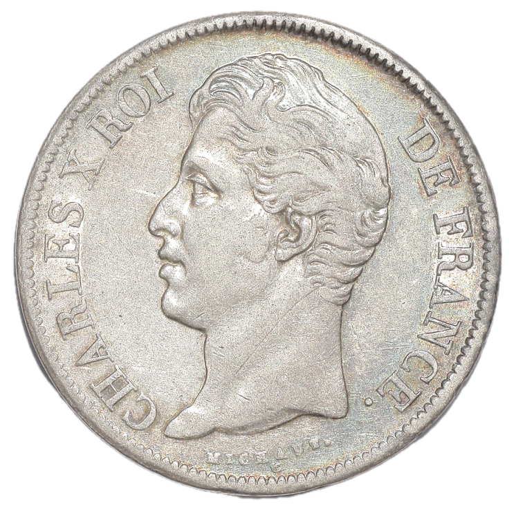 France - Charles X (1824-1830), 5 Francs, 1830, M (Toulouse)