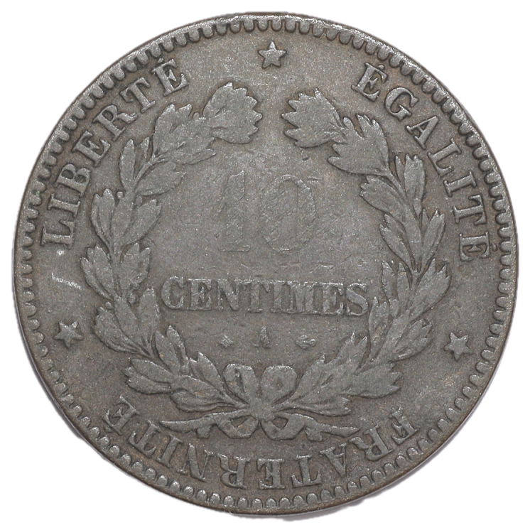 France - Gouvernement de Défense Nationale (1870-1871), 10 cent, 1870, A (Paris)
