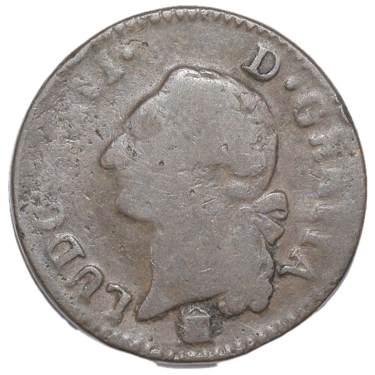 France - Louis XVI (1774-1793), 1 Sol, K (Bordeaux)