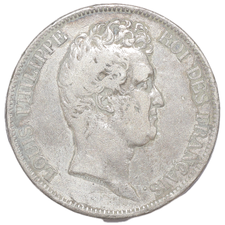 France - Louis-Philippe (1830-1848), 5 Francs, 1830, A (Paris), Tranche en relief