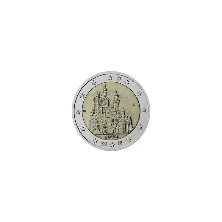 2012 - Allemagne 2 Euros, État fédéré de Bavière