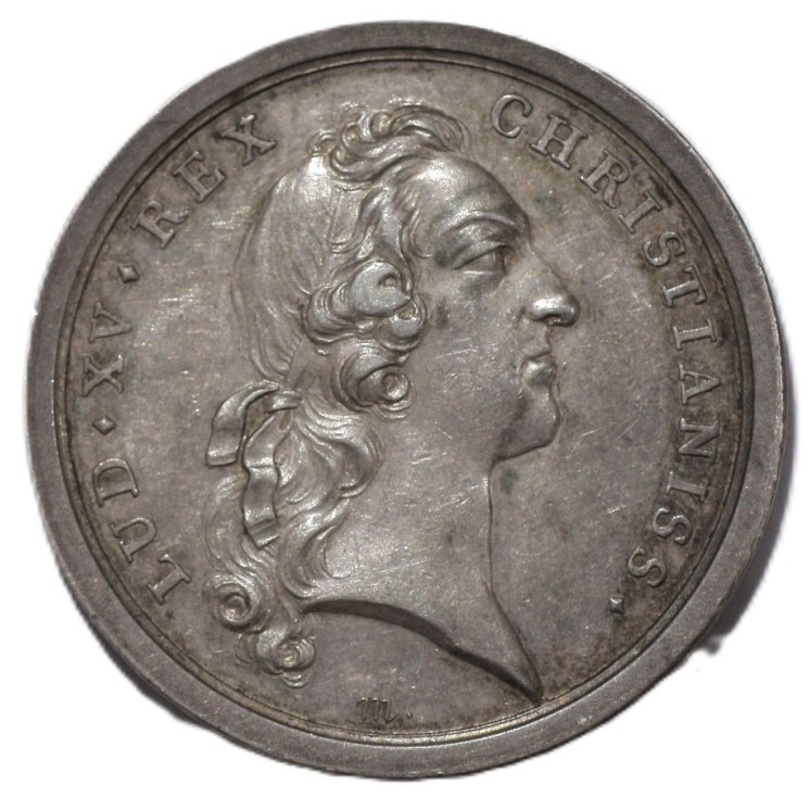 France - Louis XV (1715-1774), Jeton, Second mariage du dauphin
