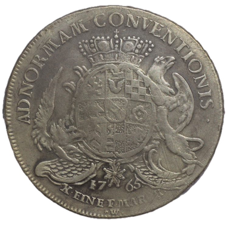 Allemagne, Baden - Charles-Frederic (1738-1771), Thaler, 1765