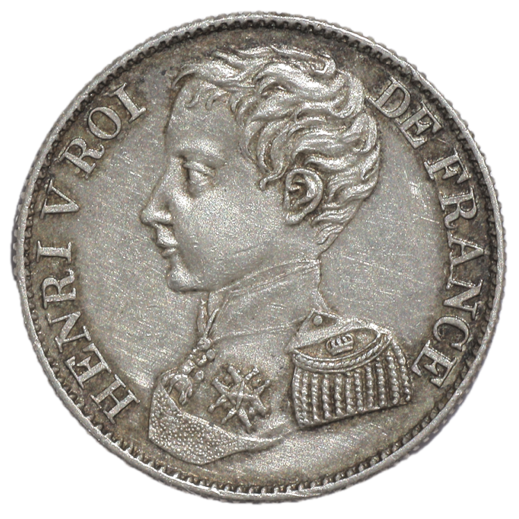 France - Henri V, Prétendant, 1 Franc, 1831