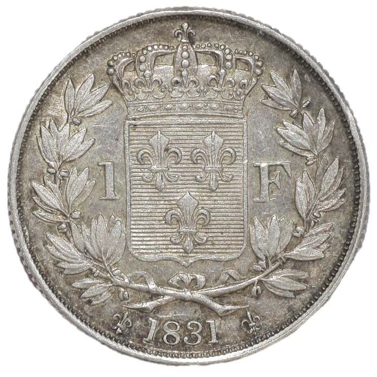 France - Henri V, Prétendant, 1 Franc, 1831