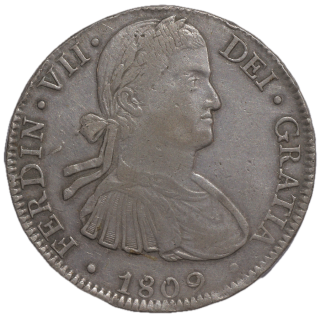 Mexique - Ferdinand VII (1808-1821), 8 Réales, 1809, Mexico