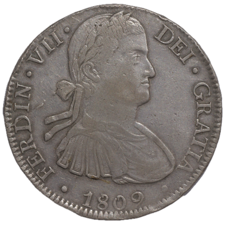 Mexique - Ferdinand VII (1808-1821), 8 Réales, 1809, Mexico