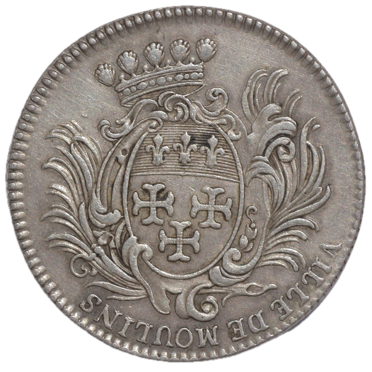 France - Louis XV (1715-1774), Jeton de la ville de Moulins