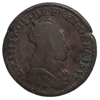 France - Louis XIV (1643-1715), Liard de France, 1656, D (Lyon)