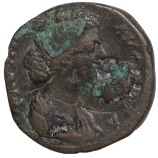 Rome - Faustine Jeune - (161-175), Sesterce