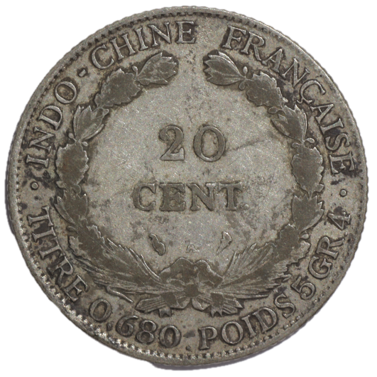 France - Indochine française (1887-1954), 20 centimes, 1923