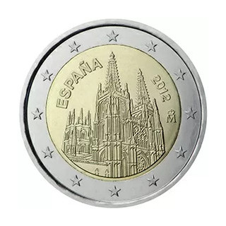 2012 - Espagne, 2 Euros cathédrale de Burgos