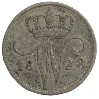 Pays-Bas - Wilhelm I (1815-1840), 10 cent, 1828