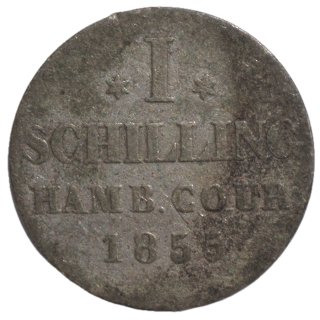 Allemagne - Ville hanséatique libre de Hambourg (1324-1922), 1 Shilling