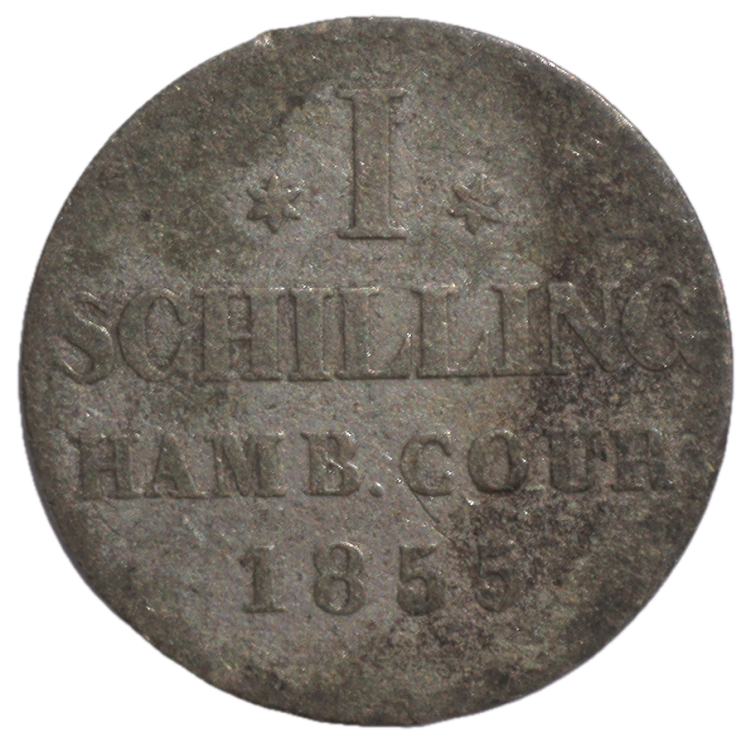 Allemagne - Ville hanséatique libre de Hambourg (1324-1922), 1 Shilling