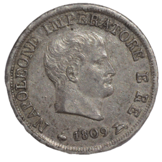 Italie - Napoléon Ier (1804-1814), 10 Soldi, 1809, M (Milan)