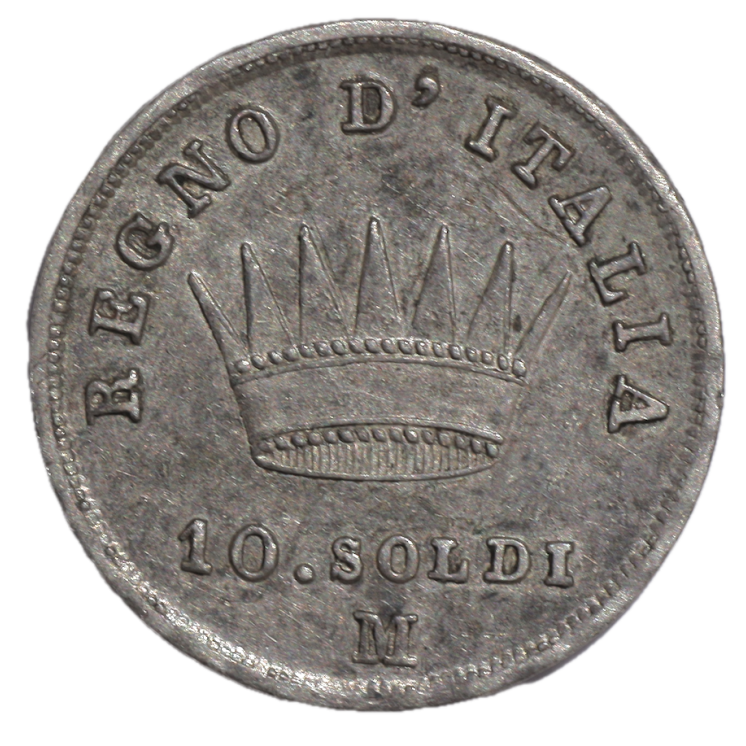 Italie - Napoléon Ier (1804-1814), 10 Soldi, 1809, M (Milan)