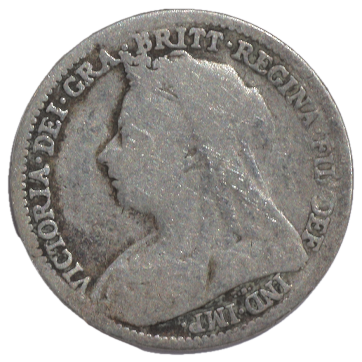 Angleterre - Victoria (1837-1901), 3 Pence, 1895