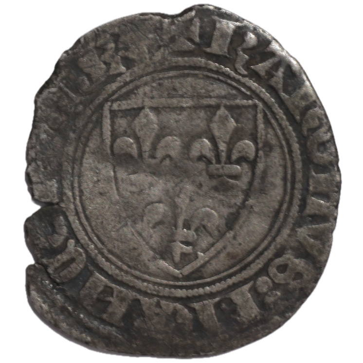 France - Charles VI (1380-1422), Blanc Guénar