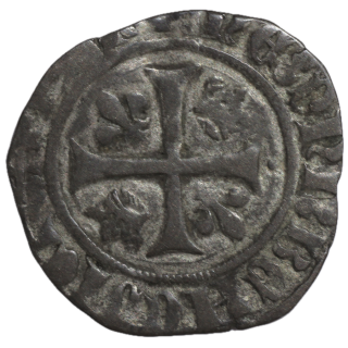 France - Charles VI (380-1422), Blanc Guénar