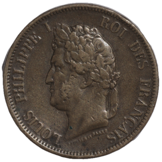 France - Louis Philippe Ier (1830-1848), 10 cent colonies, 1843