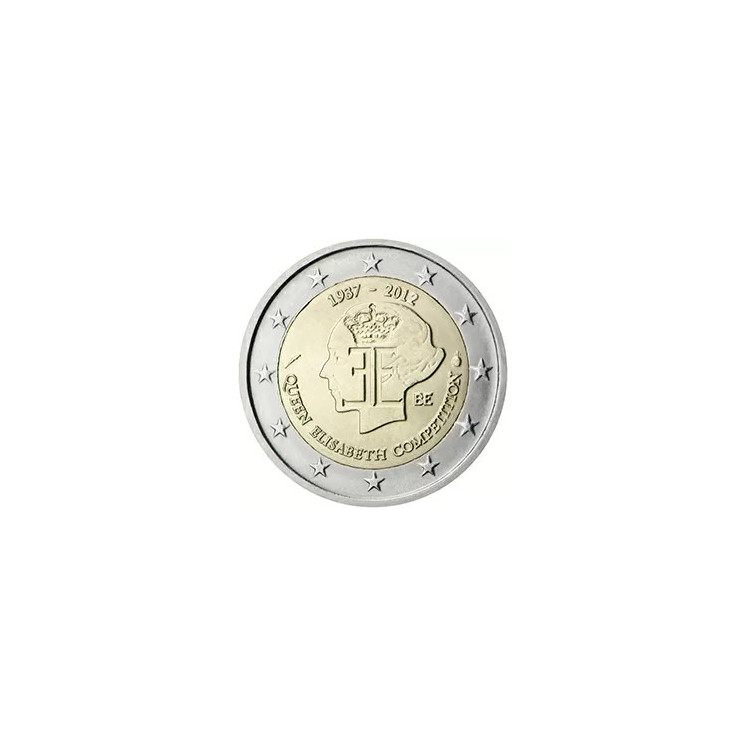 2012 - Belgique, 2 euros 75e anniversaire du concours Reine Élisabeth