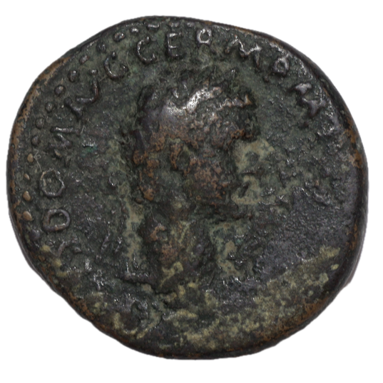 Achaïe - Paras, Domitien (81-96 après J.C.), Bronze AE24