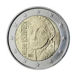 2012 - Finlande, 2 Euros 150e anniversaire de la naissance de l’artiste Helene Schjerfbeck