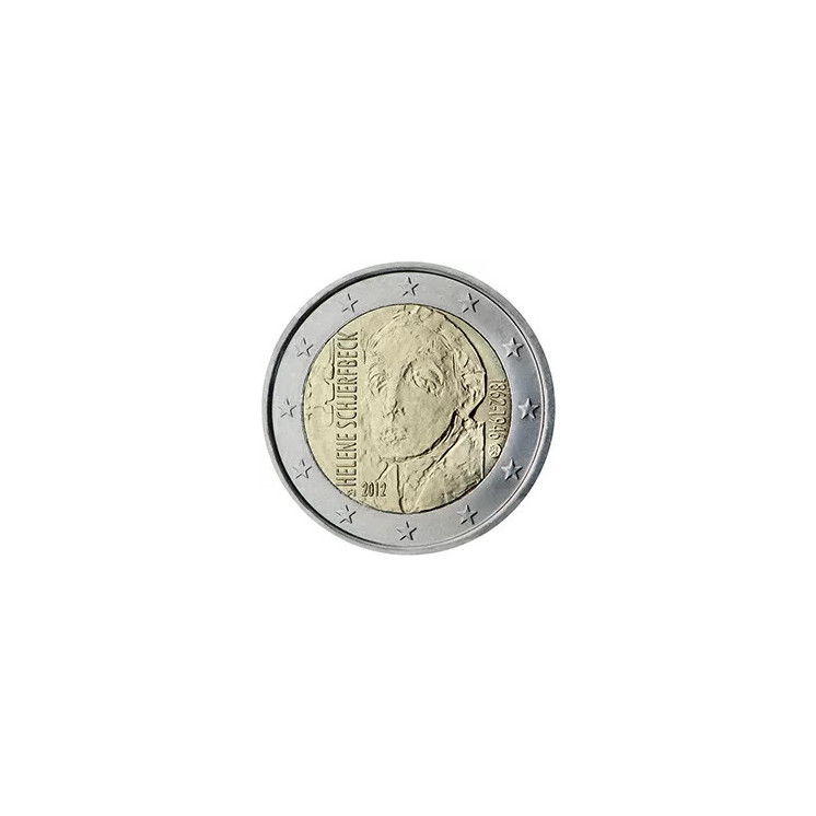 2012 - Finlande, 2 Euros 150e anniversaire de la naissance de l’artiste Helene Schjerfbeck