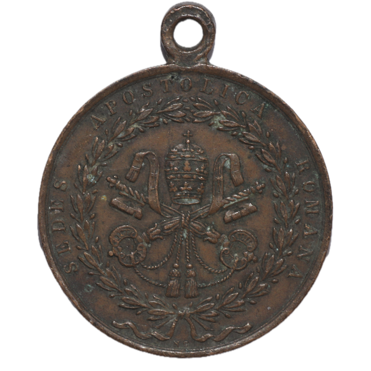 Vatican - Pie IX (1846-1878), Médaille Bronze, 1849