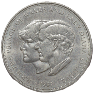 Guernesey - Elizabeth II (1952-2022), 25 Pence, 1981, Mariage Princier
