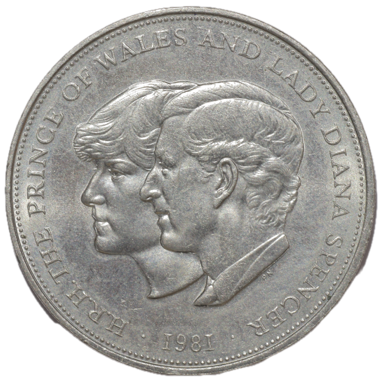 Guernesey - Elizabeth II (1952-2022), 25 Pence, 1981, Mariage Princier